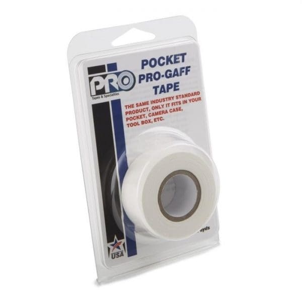 Pro Tapes Pro-Pocket Gaffer Tape Wit - 24mm x 5,5m - De Herrieboerderij